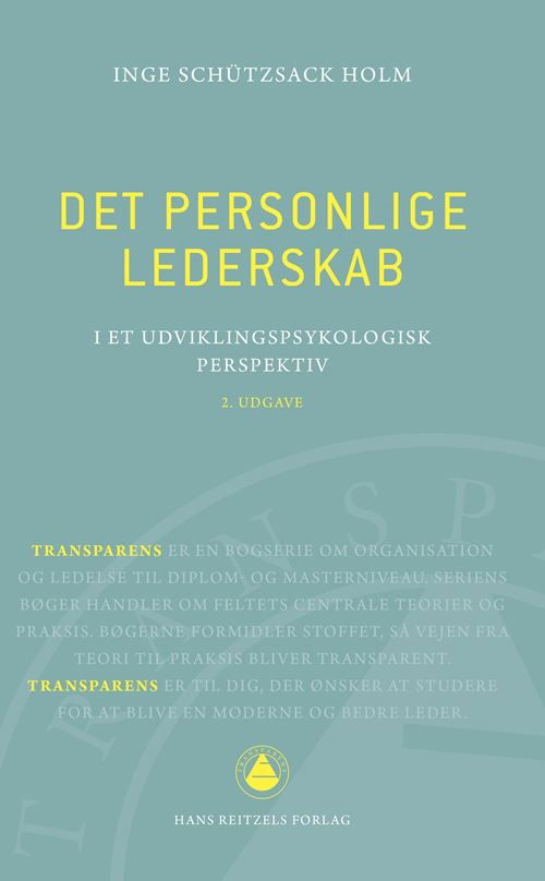 Cover for Inge Schützsack Holm · Transparens: Det personlige lederskab (Bog) [2. udgave] (2021)