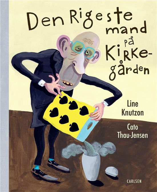 Cover for Line Knutzon · Carlsens billednoveller til børn: Den rigeste mand på kirkegården (Bound Book) [1e uitgave] (2022)