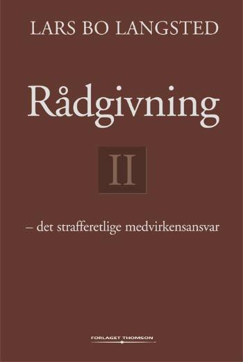 Cover for Lars Bo Langsted · Rådgivning (Sewn Spine Book) [1st edition] (2006)