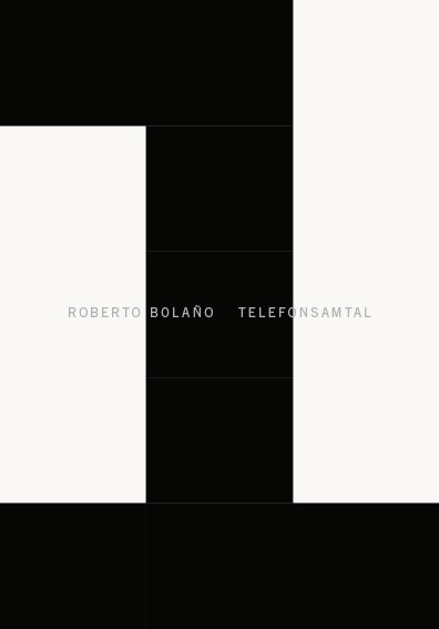Cover for Roberto Bolano · Noveller: Telefonsamtal (Bog) (2015)