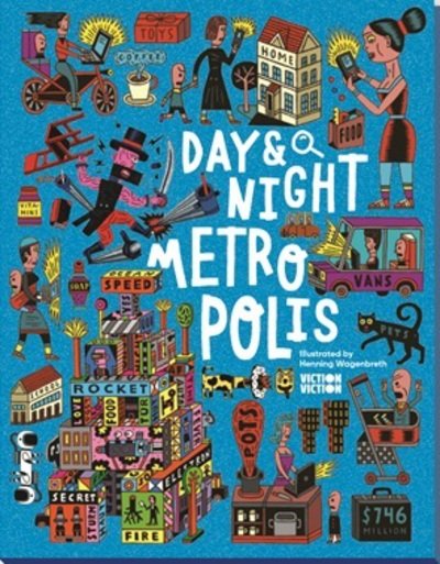 Cover for Victionary · Day &amp; Night: Metropolis: Explore the world around the clock (Innbunden bok) (2018)