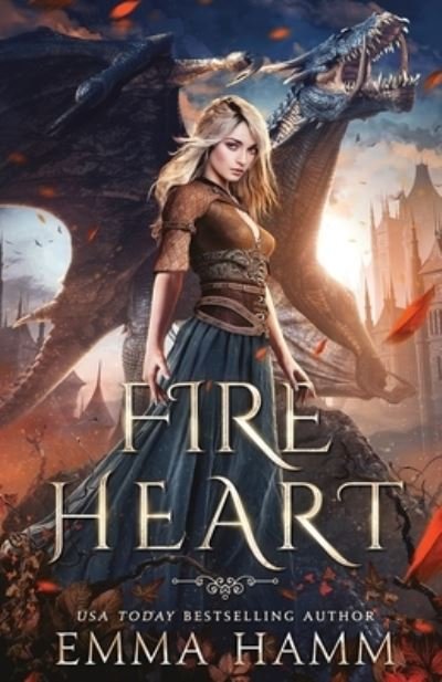 Cover for Emma Hamm · Fire Heart: A Dragon Fantasy Romance - The Dragon of Umbra (Paperback Bog) (2021)