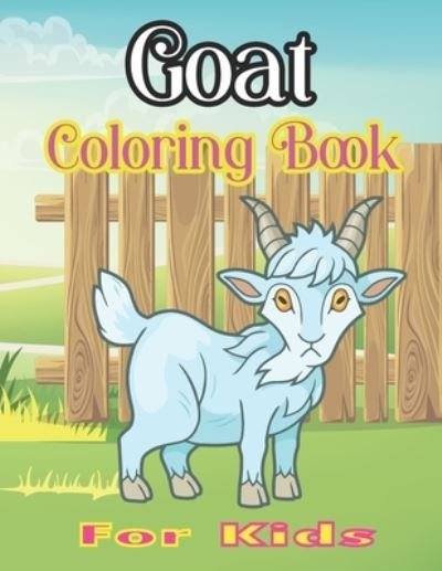 Cover for Tech Nur Press · Goat Coloring Book for Kids (Pocketbok) (2021)