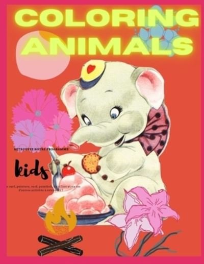 Cover for Med Med · Coloring Animals (Paperback Book) (2021)