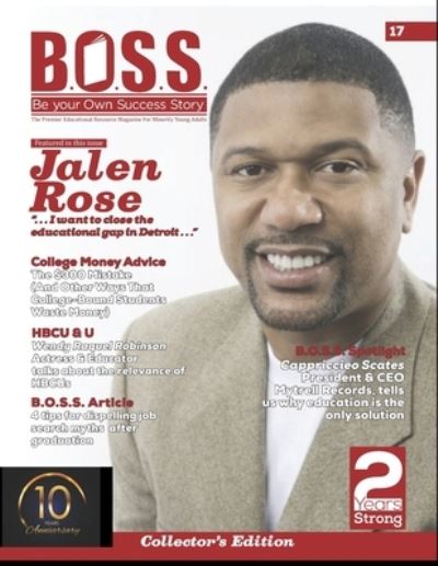 Cover for Andrea Paul · B.O.S.S. Magazine Issue #17: Featuring Jalen Rose - B.O.S.S. Magazine 10 Year Anniversary Editions (Paperback Book) (2022)