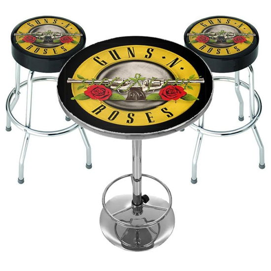 Roses Bar Set (Table & 2 X Bar Stools) - Guns N' Roses - Produtos - ROCK SAX - 0712198719687 - 1 de junho de 2021