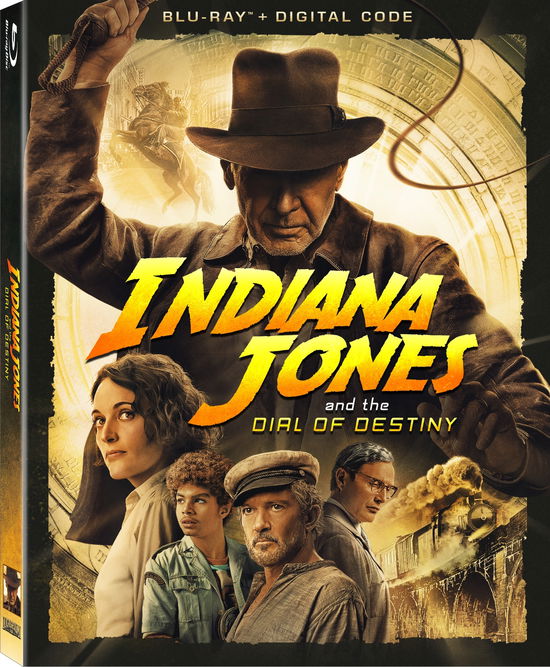 Cover for Indiana Jones &amp; the Dial of Destiny (Blu-Ray) (2023)