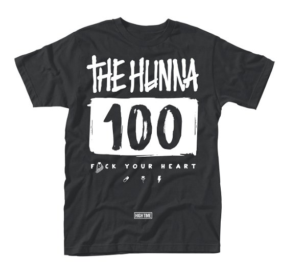 Cover for The Hunna · 100 (T-shirt) [size M] [Black edition] (2016)