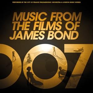 Cover for City of Prague Philharmonic Orchestra · Music from the Films of James Bond (Gold Vinyl) (LP) (2020)