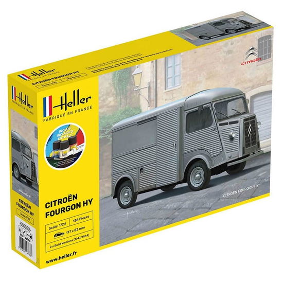 Cover for Heller · 1/24 Starter Kit Citroen Fourgon Hy Tube (Legetøj)