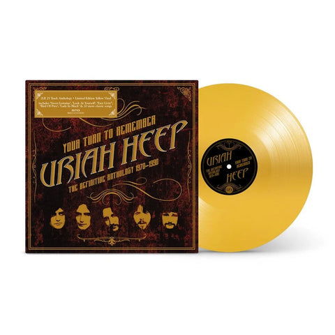 Uriah Heep · The Definitive Anthology 1970-1990 (LP) [Limited Yellow Vinyl edition] (2023)