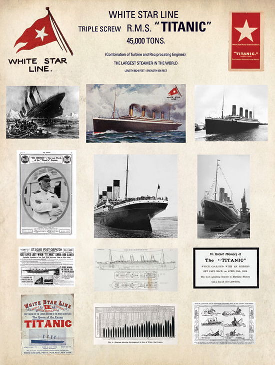 Cover for Titanic · Titanic - Collage (Stampa 80X60 Cm) (MERCH)