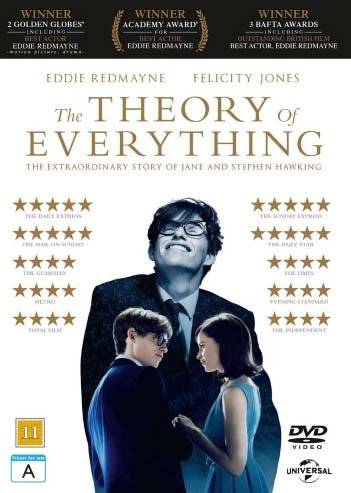 The Theory of Everything - Eddie Redmayne / Felicity Jones - Movies - Universal - 5053083041687 - July 17, 2015