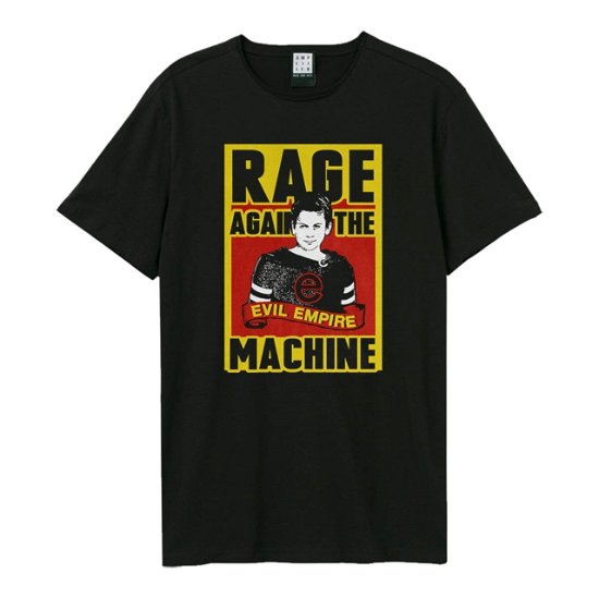 Rage Against The Machine - Evil Empire Amplified Small Vintage Black T Shirt - Rage Against the Machine - Merchandise - AMPLIFIED - 5054488795687 - 