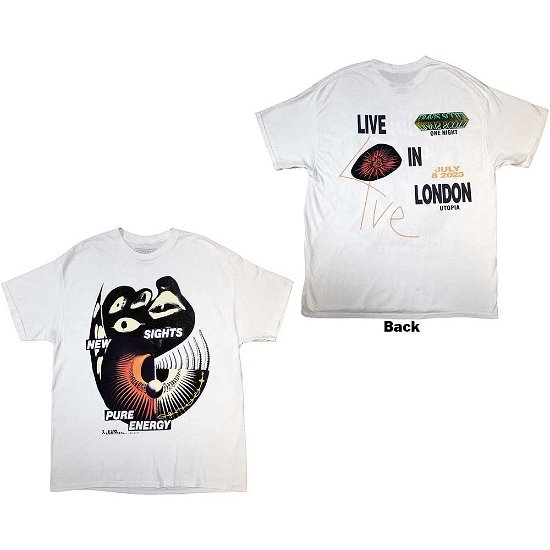 Travis Scott Unisex T-Shirt: Summer Run 2023 London (Back Print & Ex-Tour) - Travis Scott - Produtos -  - 5056737244687 - 