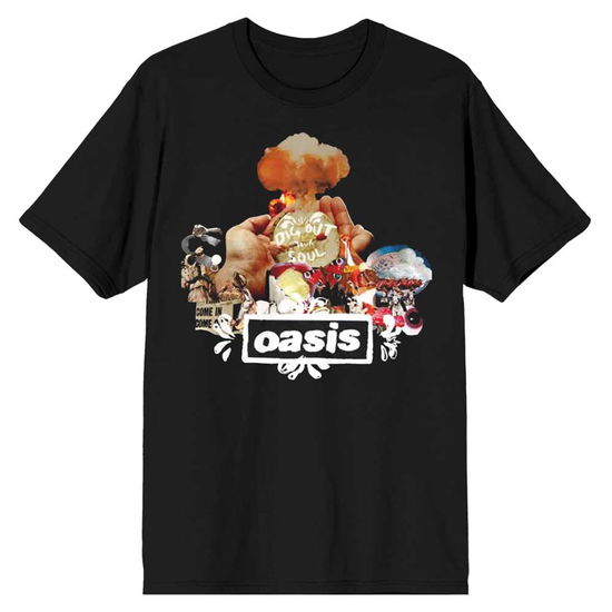 Oasis Unisex T-Shirt: Atomic Collage - Oasis - Merchandise -  - 5056737260687 - June 13, 2024