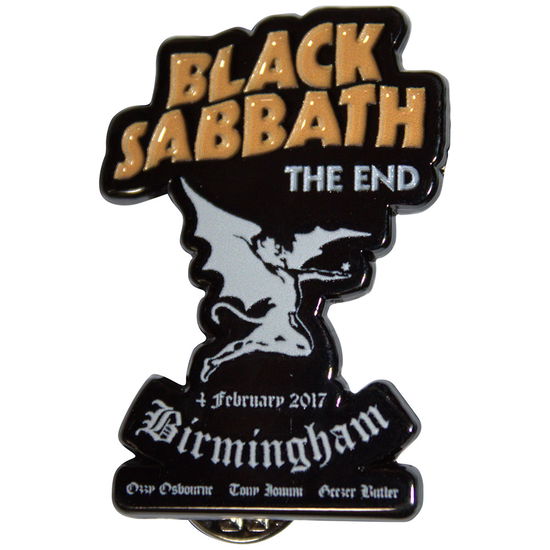 Cover for Black Sabbath · Black Sabbath Pin Badge: The End (Badge) (2024)