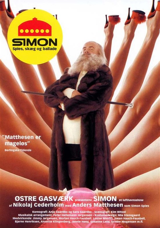 Cover for Anders Matthesen · Simon: Spies, Skæg og Ballade (DVD) (2004)