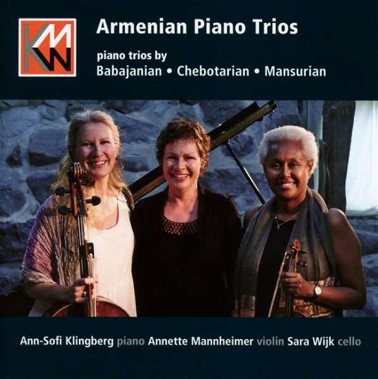 Cover for Babajanian / Klingberg / Mannheim · Armenian Piano Trios (CD) (2015)