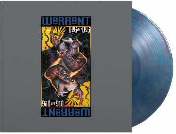 Cover for Warrant · Dog Eat Dog (Translucent Blue &amp; Red Marbled Vinyl) (LP) [Limited edition] (2023)