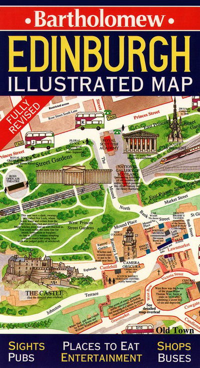 Cover for Not Known · Illustrated Edinburgh Map (Map) (1998)