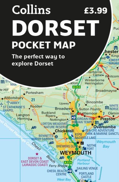 Cover for Collins Maps · Dorset Pocket Map: The Perfect Way to Explore Dorset (Map) (2022)