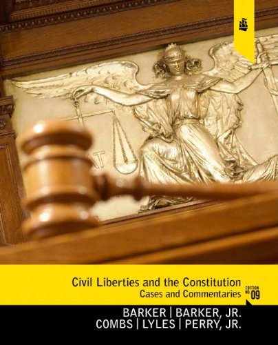 Cover for Lucius J. Barker · Civil Liberties and the Constitution: Cases and Commentaries (Paperback Bog) (2010)