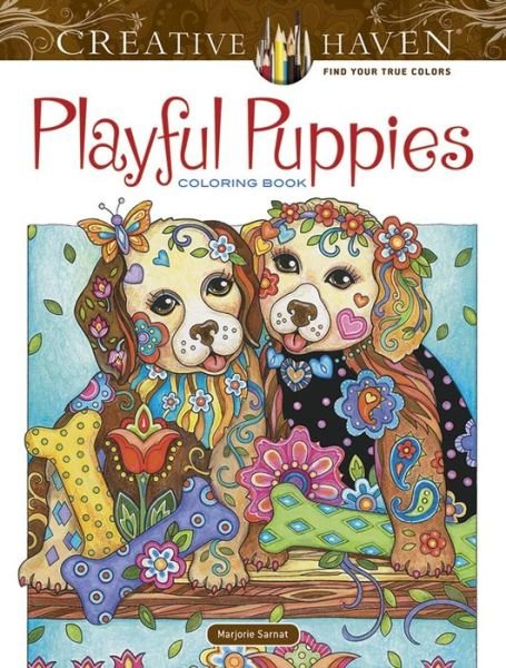 Cover for Marjorie Sarnat · Creative Haven Playful Puppies Coloring Book (Working Title) - Creative Haven (Pocketbok) (2017)