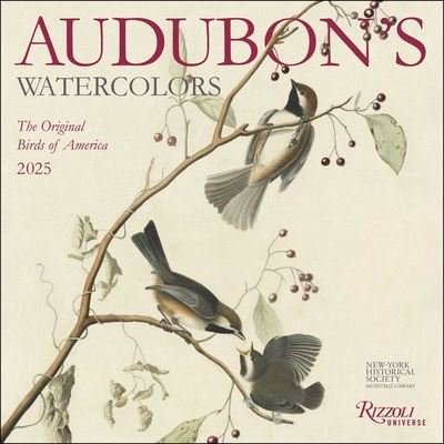 Audubon's Watercolors 2025 Wall Calendar - The New York Historical Society - Merchandise - Universe Publishing - 9780789344687 - 13. august 2024