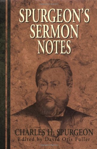 Spurgeon's Sermon Notes - Charles H. Spurgeon - Libros - Kregel Academic & Professional - 9780825437687 - 11 de julio de 1990