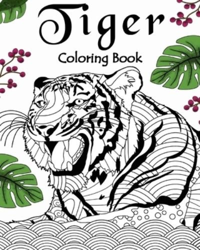 Cover for Paperland · Tiger Coloring Book (Paperback Bog) (2024)