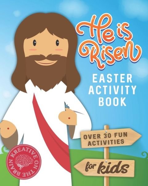 Cover for Kreative on the Brain · He is Risen Easter Activity Book (Paperback Bog) (2019)