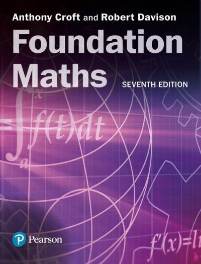 Cover for Anthony Croft · Foundation Maths (Paperback Book) (2020)