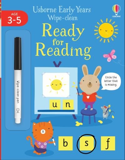 Early Years Wipe-Clean Ready for Reading - Usborne Early Years Wipe-clean - Jessica Greenwell - Livros - Usborne Publishing Ltd - 9781474986687 - 4 de fevereiro de 2021