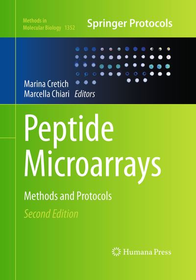 Cover for Peptide Microarrays: Methods and Protocols - Methods in Molecular Biology (Paperback Book) [Softcover reprint of the original 2nd ed. 2016 edition] (2016)