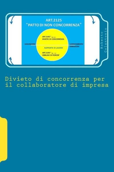 Cover for Avv Roberto Colantonio · Divieto Di Concorrenza Per Il Collaboratore D'impresa: Art. 2105 C.c. Primo Comma (Pocketbok) (2015)