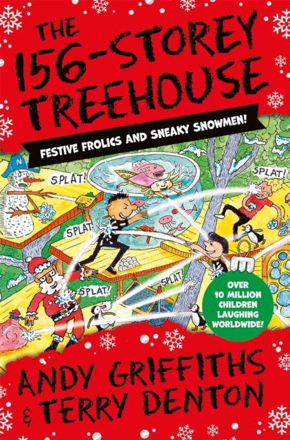 Cover for Andy Griffiths · The 156-Storey Treehouse: Festive Frolics and Sneaky Snowmen! - The Treehouse Series (Paperback Bog) (2023)