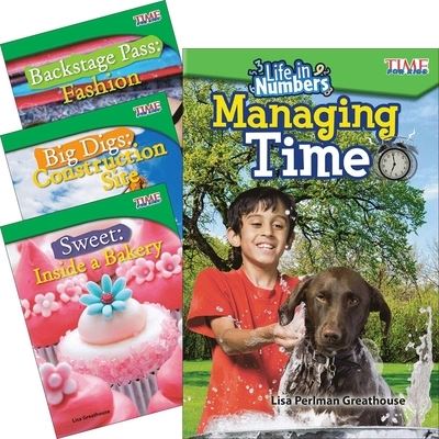 Cover for Teacher Created Materials · Time for Kids Math Grade 3: 4-Book Set (Pocketbok) (2018)