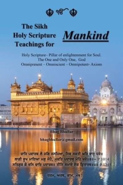 Cover for Bhag Bhullar · The Sikh Holy Scripture Teachings for Mankind (Paperback Bog) (2020)