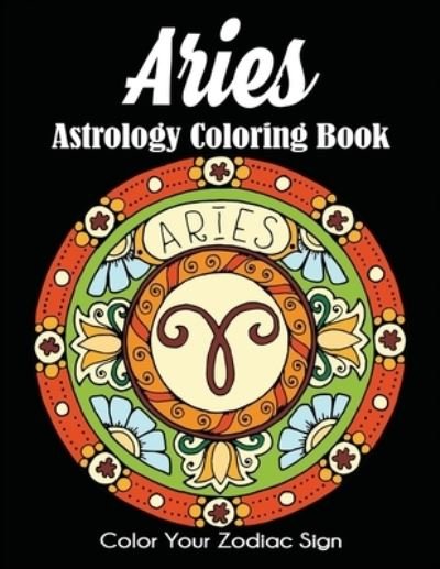 Cover for Dylanna Press · Aries Astrology Coloring Book (Paperback Book) (2020)