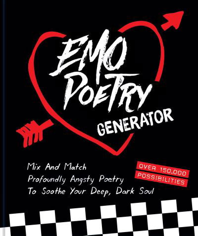 Cover for Chronicle Books · Emo Poetry Generator (Inbunden Bok) (2023)