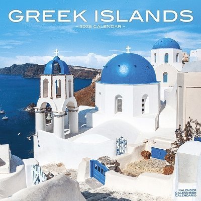 Greek Islands Calendar 2025 Square Travel Wall Calendar - 16 Month (Kalender) (2024)