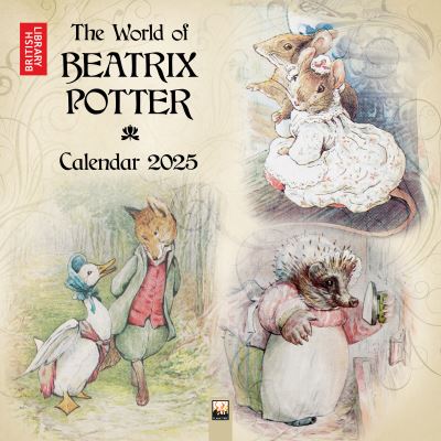 Cover for Flame Tree Studio · British Library: Beatrix Potter Wall Calendar 2025 (Art Calendar) (Calendar) [New edition] (2024)