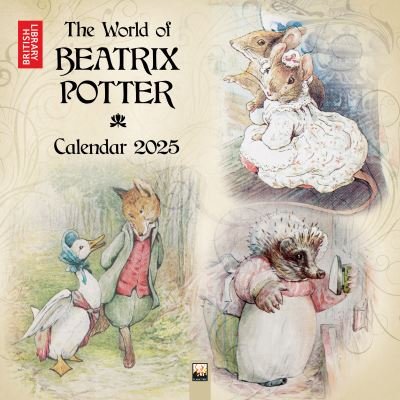 Cover for Flame Tree Studio · British Library: Beatrix Potter Wall Calendar 2025 (Art Calendar) (Kalender) [New edition] (2024)