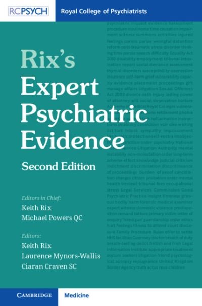 Cover for Keith Rix · Rix's Expert Psychiatric Evidence (Buch) [2 Revised edition] (2020)