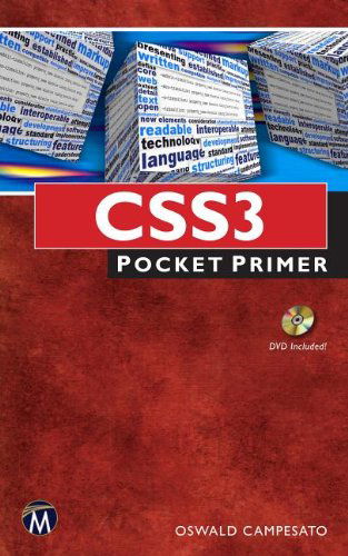 Cover for Oswald Campesato · CSS3: Pocket Primer - Pocket Primer (Paperback Book) [Pap / DVD edition] (2016)