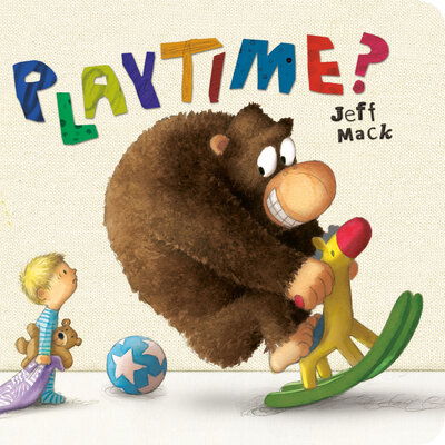 Cover for Jeff Mack · Playtime? (Board book) (2019)