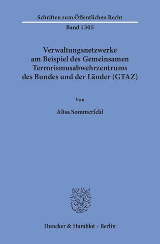 Verwaltungsnetzwerke am Beis - Sommerfeld - Książki -  - 9783428147687 - 7 października 2015