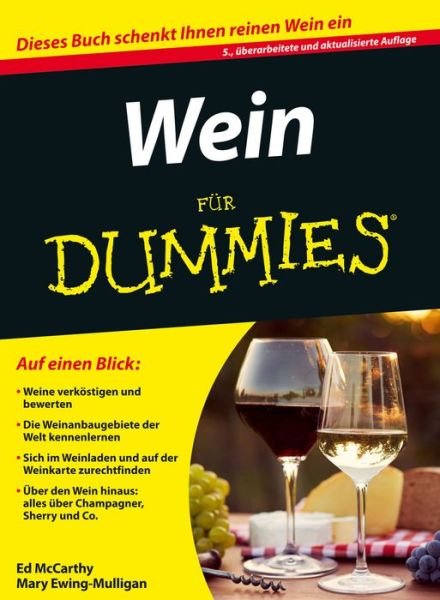Cover for McCarthy · Wein für Dummies (Bog) [5. Auflage edition] (2016)