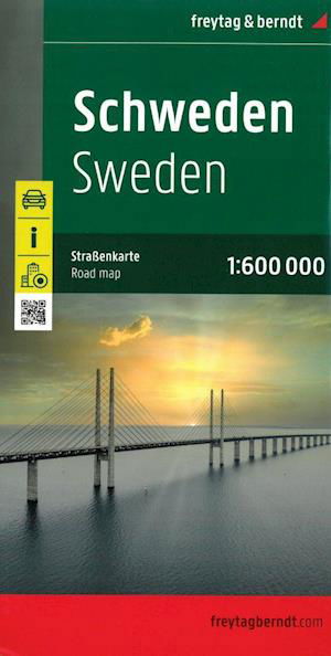 Sweden, road map 1:600,000, freytag & berndt - Freytag & Berndt - Bücher - Freytag-Berndt - 9783707921687 - 3. April 2023